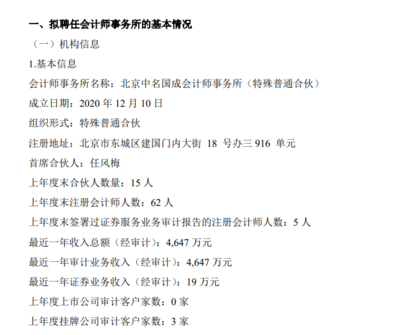 上年年報(bào)被出具非標(biāo) 泰緣生物審計(jì)機(jī)構(gòu)由亞太所變更為中名國成:后者僅成立一年